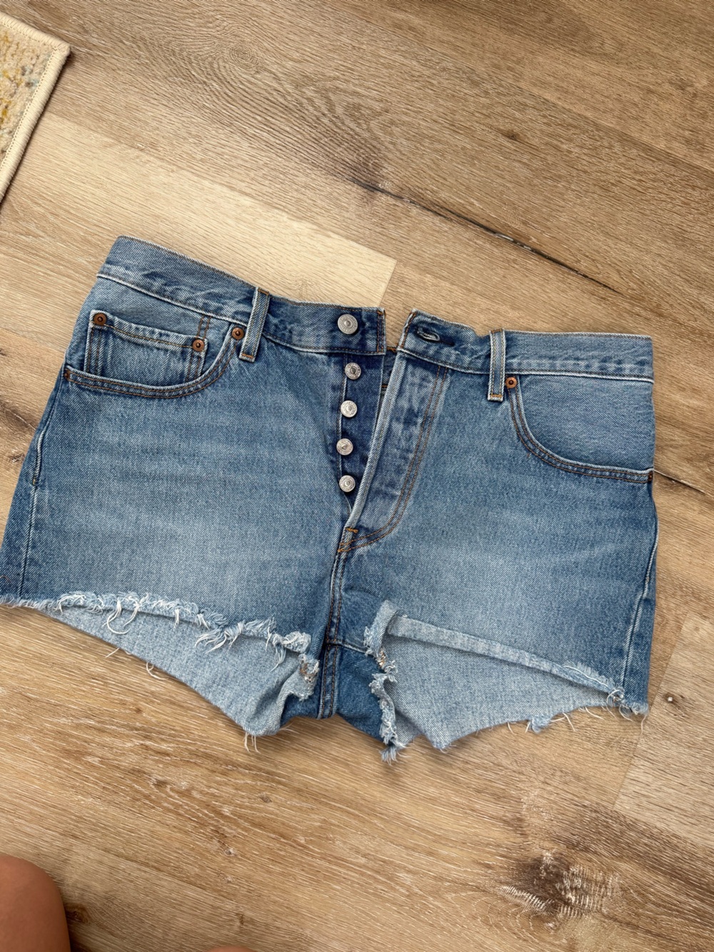 Levi’s Denim Button-Front Women's Shorts - Blue
